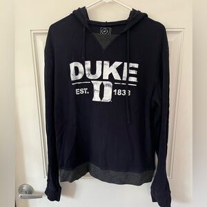 Lightweight Navy Duke Hooded Sweatshirt